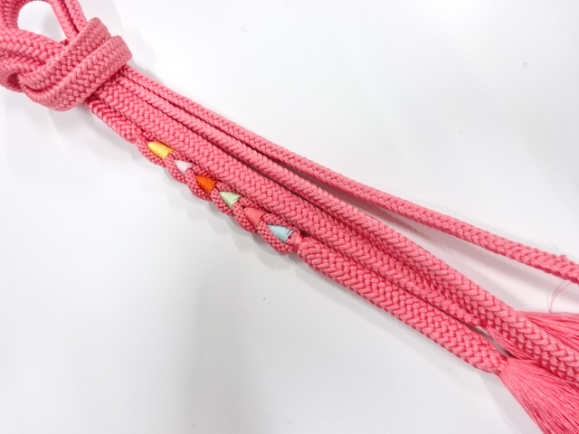 正絹　手組帯締め